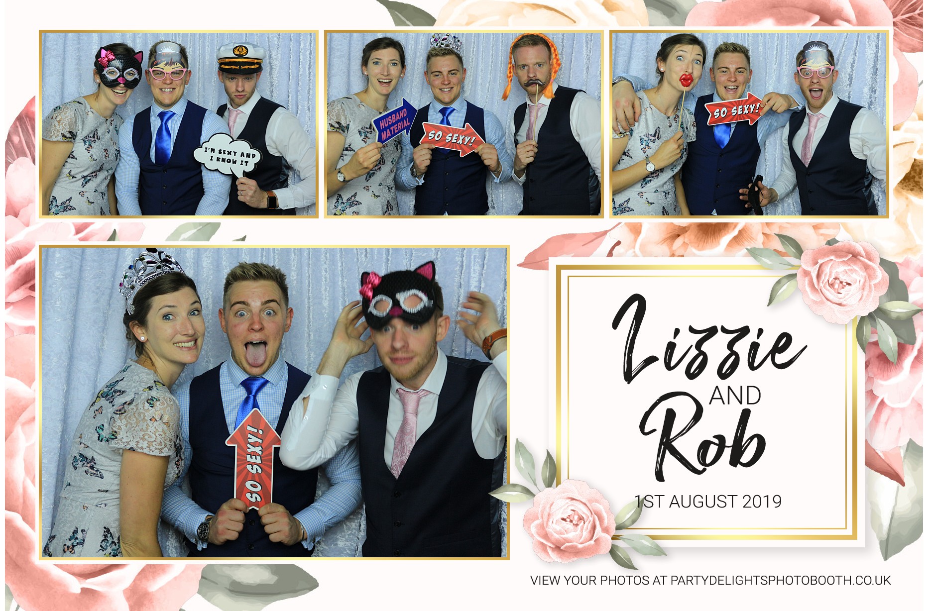 Lizzie and Rob’s Wedding - Prints | View more photos from the event at gallery.partydelightsphotobooth.co.uk/u/PartyDelightsPhotoBooth/Lizzie-and-Rob’s-Wedding-Prints